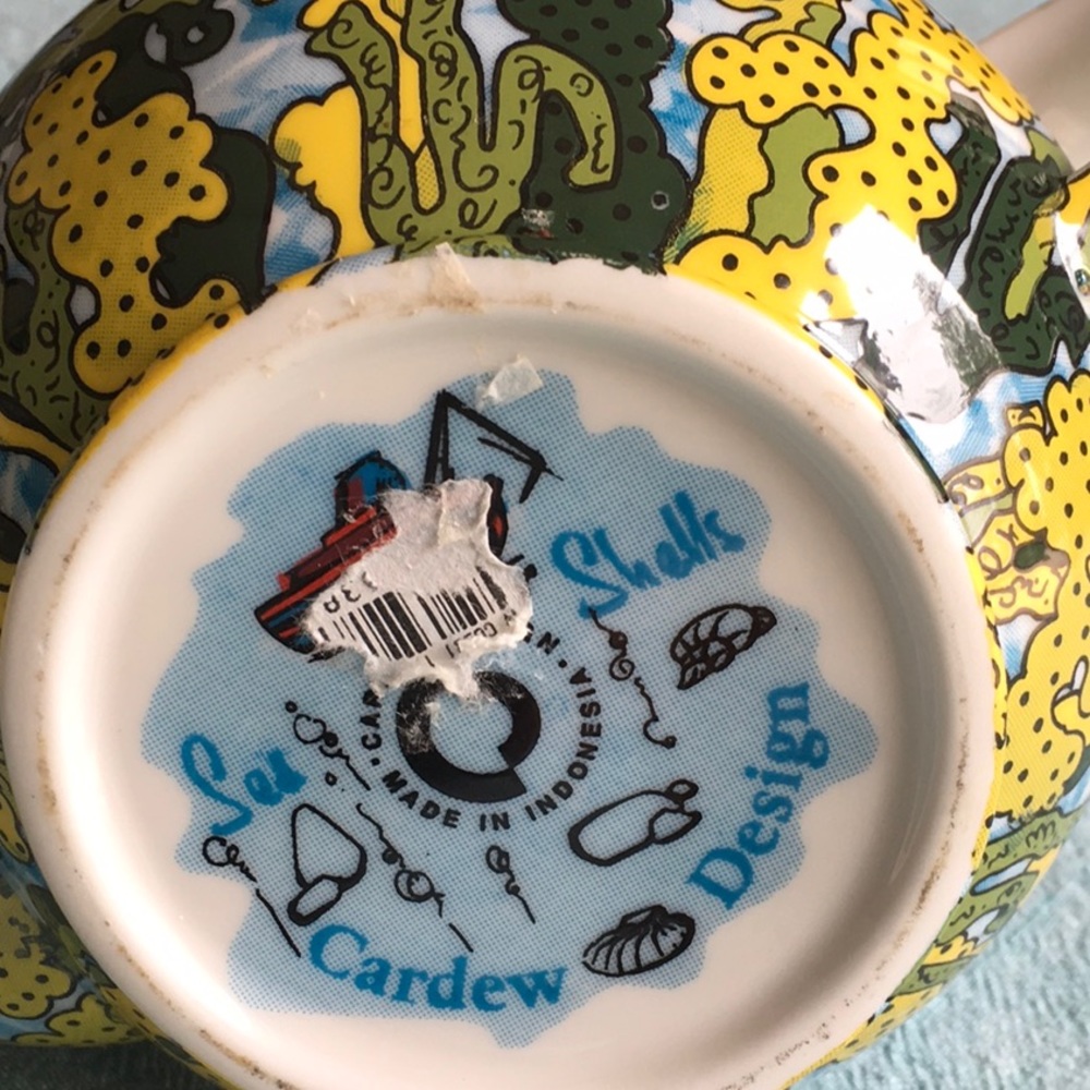 Cardew Designs Sea Shells Teapot, Rare Design - Picture 8 of 13